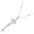 Autre Marque Collana Au750 Key Heart Diamond - vista 3