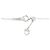 Autre Marque Collana Au750 Key Heart Diamond - vista 5
