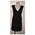 Autre Marque MAX&Co. Schwarzes plissiertes Viscose-Minikleid - Ansicht 2