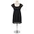 Twin Set Twin-Set Simona Barbieri Kurzes Kleid mit Punkten Schwarz