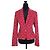 Dolce & Gabbana Roter Karo-Blazer aus Samt