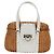 Cesto Salvatore Ferragamo Basket Gancini in pelle e vimini