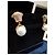 Versace Pendientes Medusa con Perlas y Cristales - vista 5