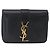Autre Marque Saint Laurent Classic Monogram YSL Line Zip Around Leather