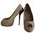Giuseppe Zanotti Design Décolleté Peep-Toe in Camoscio Beige