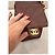 Borsa Chanel 25 Bordeaux pelle caviar - vista 13