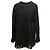 Alaïa Alaia Mini-Kleid aus Wolle in Schwarz mit Fransenbesatz Größe IT 42