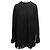 Alaïa Alaia Mini-Kleid aus Wolle in Schwarz mit Fransenbesatz Größe IT 42 - Ansicht 2