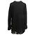 Alaïa Alaia Mini-Kleid aus Wolle in Schwarz mit Fransenbesatz Größe IT 42 - Ansicht 4