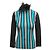 Jean Paul Gaultier Maille gestreifter Pullover mit Pelzbesatz Schwarz & Multicolor Größe IT 42