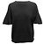 The Row Kurzarm-Kaschmirpullover Schwarz Größe US S