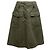 Prada A-Linien Cargo Midi-Rock Olive Größe IT 38