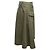 Prada A-Linien Cargo Midi-Rock Olive Größe IT 38 - Ansicht 2