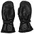 Black Prada Leather Mittens Size 8.5