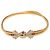 Judith Leiber verzierter Stretch-Gürtel in Goldton & Multicolor Größe US S