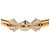 Judith Leiber verzierter Stretch-Gürtel in Goldton & Multicolor Größe US S - Ansicht 2