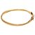 Judith Leiber verzierter Stretch-Gürtel in Goldton & Multicolor Größe US S - Ansicht 3