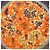 Pañuelo de seda Hermès World Map Gris 90 - vista 2