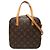 Borsa Satchel Louis Vuitton Monogram Spontini Marrone