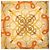 Carré di seta Hermès Eperon D'Or Beige 90 Scarves - vista 2