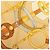 Carré di seta Hermès Eperon D'Or Beige 90 Scarves - vista 7