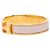 Bracciale Clic H PM stretto in smalto rosa Hermès - vista 2