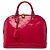 Borsa a mano Louis Vuitton Monogram Vernis Alma PM rossa