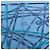 Foulard di seta triangolare Hermès Bolduc Pointu Blue - vista 4