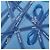 Foulard di seta triangolare Hermès Bolduc Pointu Blue - vista 5
