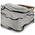 Chloé Borsa 2-Way Marcie in pelle borchiata grigia - vista 12