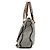Chloé Borsa 2-Way Marcie in pelle borchiata grigia - vista 2