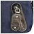 Chloé Borsa Tote in Denim Navy e Pelle Argentata con Logo - vista 7