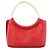 Miu Miu Borsa a tracolla in pelle martellata rossa con corda