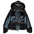 Christian Dior Giacca Nera in Cotone e Lycra con Pelliccia Sintetica