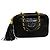 1989 Chanel CC gesteppte Lammleder Camera Bag mit Quaste