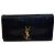 Saint Laurent Pochette Kate Monogramme Pelle Nera effetto Croco