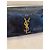 Saint Laurent Pochette Kate Monogramme Pelle Nera effetto Croco - vista 8
