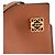 LOEWE - Borsa a tracolla Dice Pocket Loewe in pelle liscia marrone - vista 5
