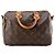 LOUIS VUITTON - Borsa a tracolla Louis Vuitton Speedy 25 in tela monogram recubierta - vista 3