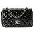 CHANEL - Borsa a tracolla Classic/Timeless Mini Rectangle Chanel in pelle verniciata kaki