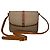 Céline Borsa a tracolla con patta Vintage Celine Macadam Canvas c. 2006 Beige Brown