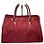 Sac structuré Vintage Givenchy 4G Monogram Jacquard Fin 1990s Rouge