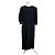 Givenchy schwarzes Maxi-Kleid mit Knopfdetails an der Seite