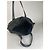 Vintage Chanel Monogram Canvas Tasche Schwarz - Ansicht 12