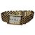 Orologio Bracciale Givenchy Vintage Oro Fine anni 1990s Gold