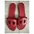 Dior Dway Sandali Bassi in Pelle Rossa - vista 2