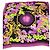 Foulard Versace in seta stampa floreale