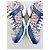 Sneakers Chanel in tweed e pelle multicolore con paillettes - vista 7
