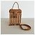 Autre Marque Serpui Mini Bolsa de Palha Tecida e Couro - vista 4