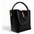 Autre Marque Borsa Saint Laurent Le 37 Mini in pelle nera - vista 12